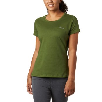 Columbia Thorne Bay Short Sleeve, Camiseta Verdes Para Mujer | 035916-GPN